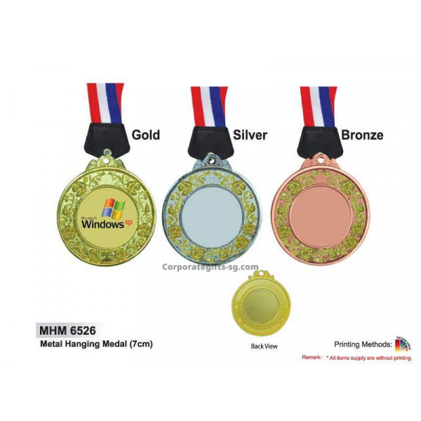 MHM 6526 Metal Hanging Medal 7cm